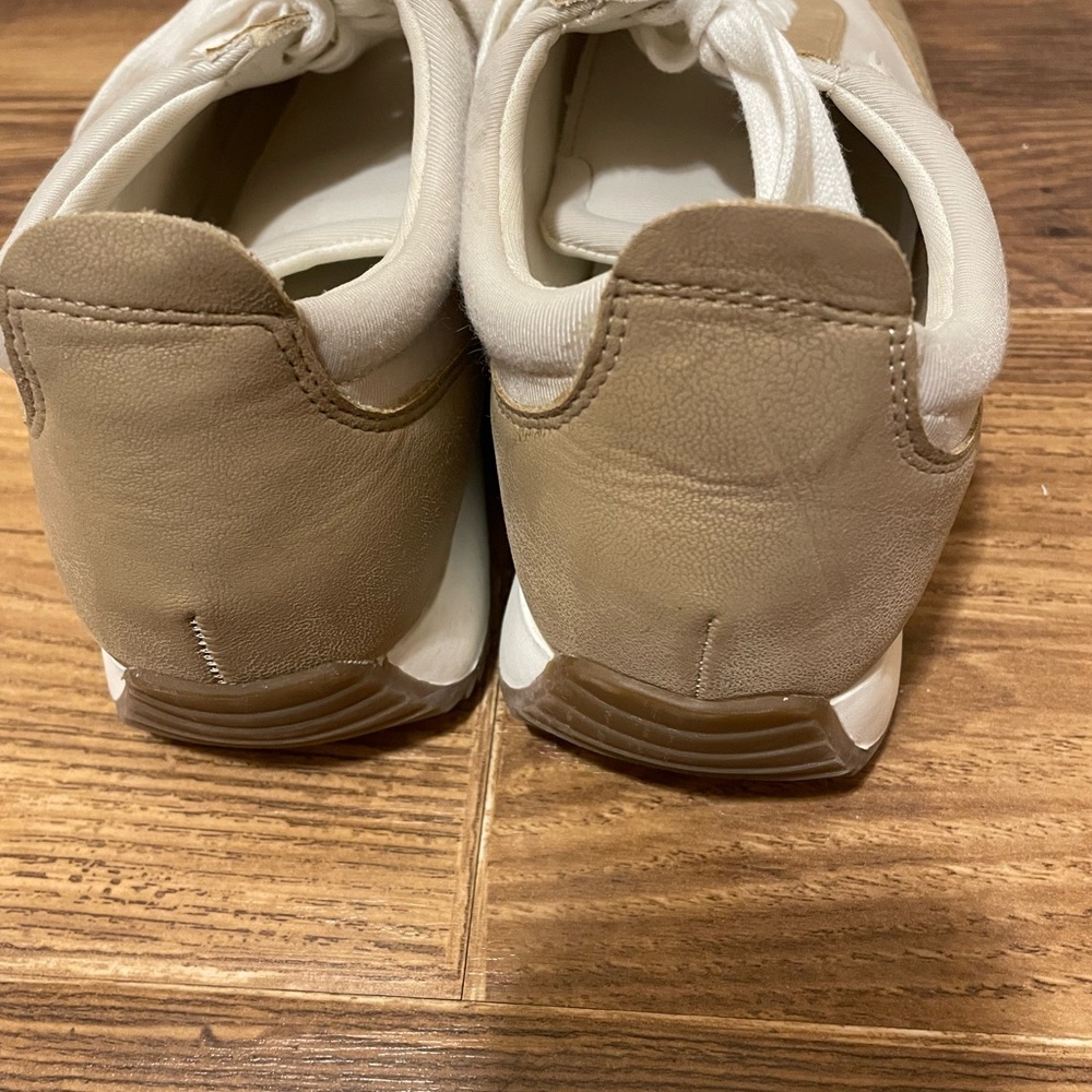 MIA Rafa Beige and White Sneakers - Picture 3 of 5